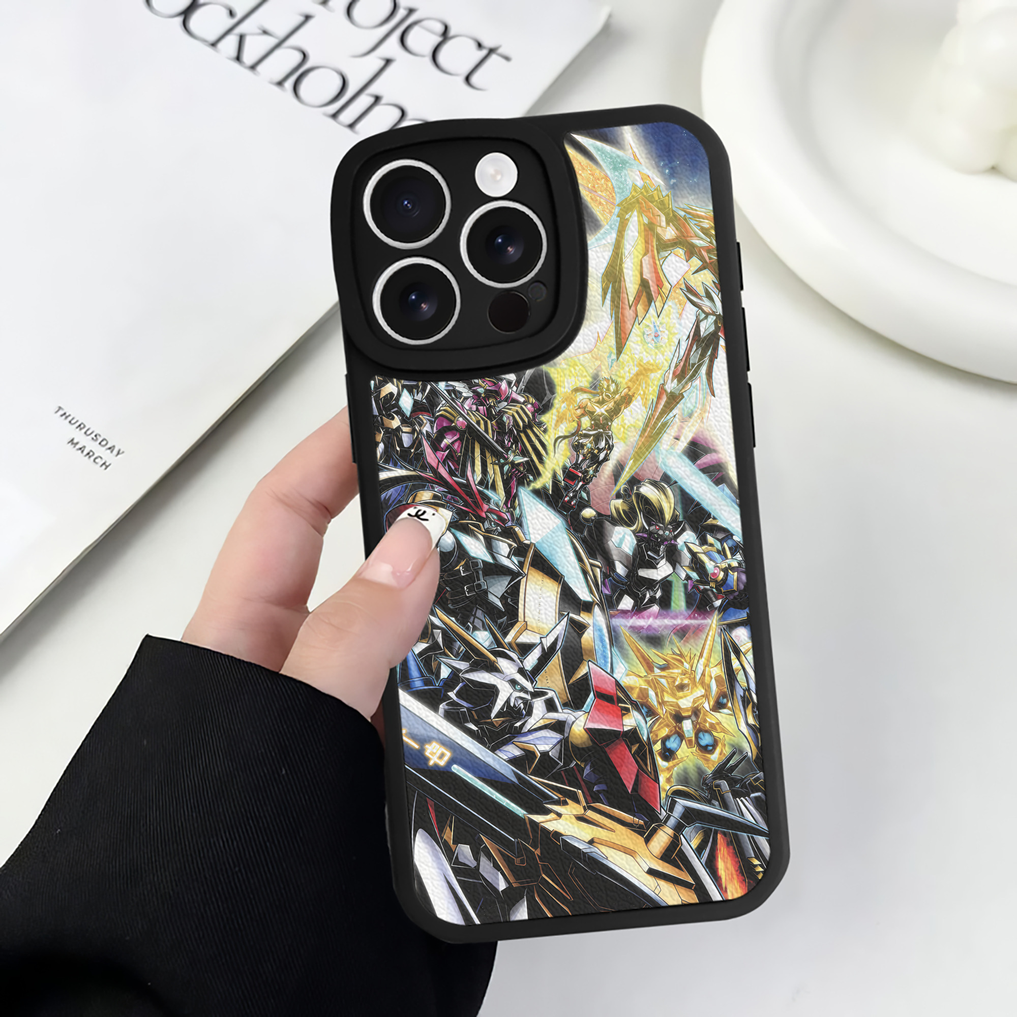 （画像用） Digimon デジタルモンスター/デジモン 【iPhone 16シリーズ対応】シリコンスマホケース（レザー調） 材質：シリコン